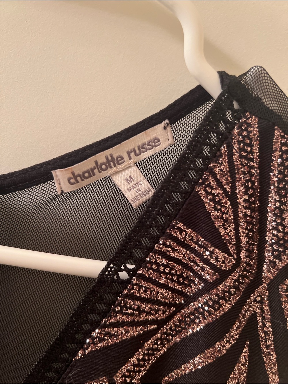 Charlotte Russe Glitter Dress - Picture 3 of 4